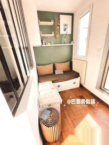 92 Boulogne 中央供暖热水 地铁9号线 T2精致一室一厅家具齐全即日起