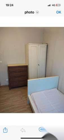优雅别墅区两居室870€，独立厨卫设备，适合小家庭，朋友合租。也可以单独租一间，房租450€。高房补，收入低的最高可申请到200€房补。10月1日可入住。看房请致电 0666292215