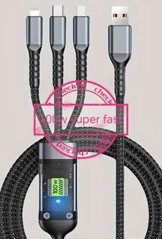 100w super fast 3-1 cable